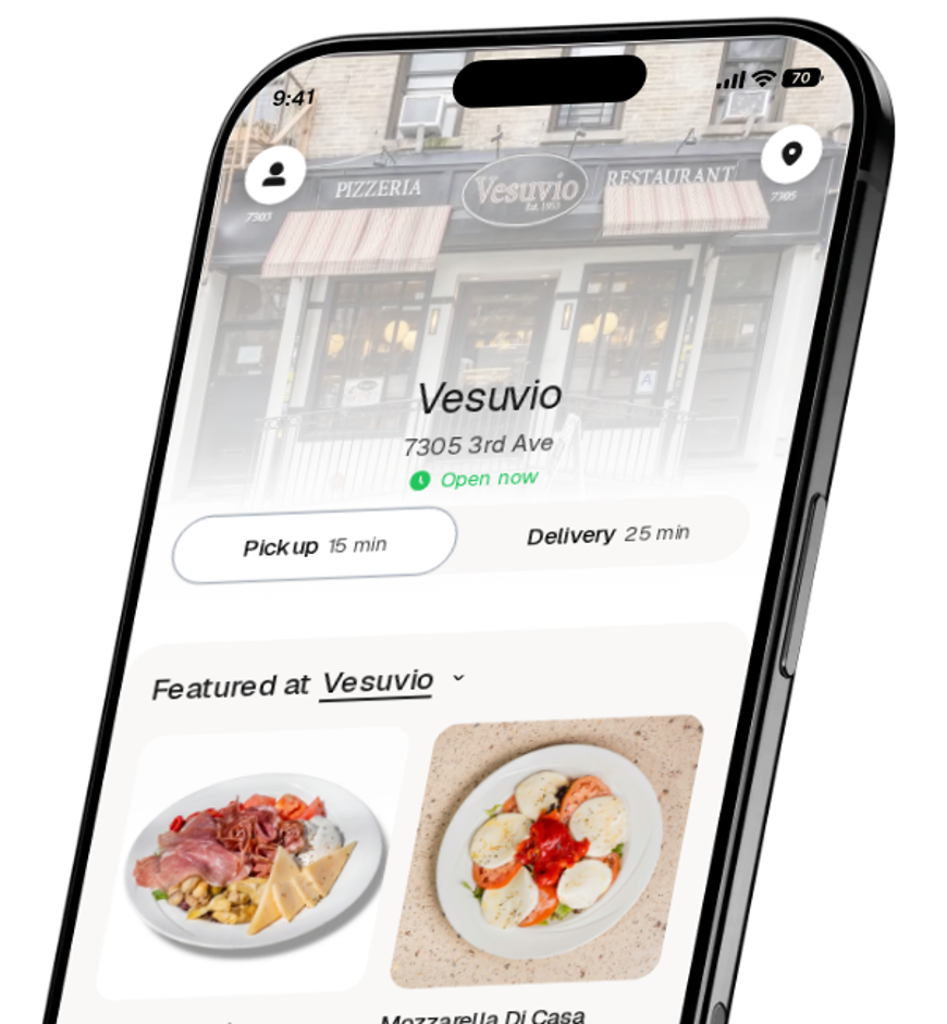 Vesuvio app preview
